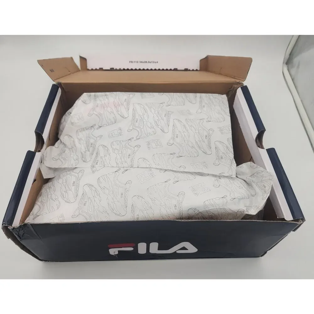 Fila Men's Ray Tracer Sneaker Shoes 1RM00661-125 White/Navy/Red Size US 11